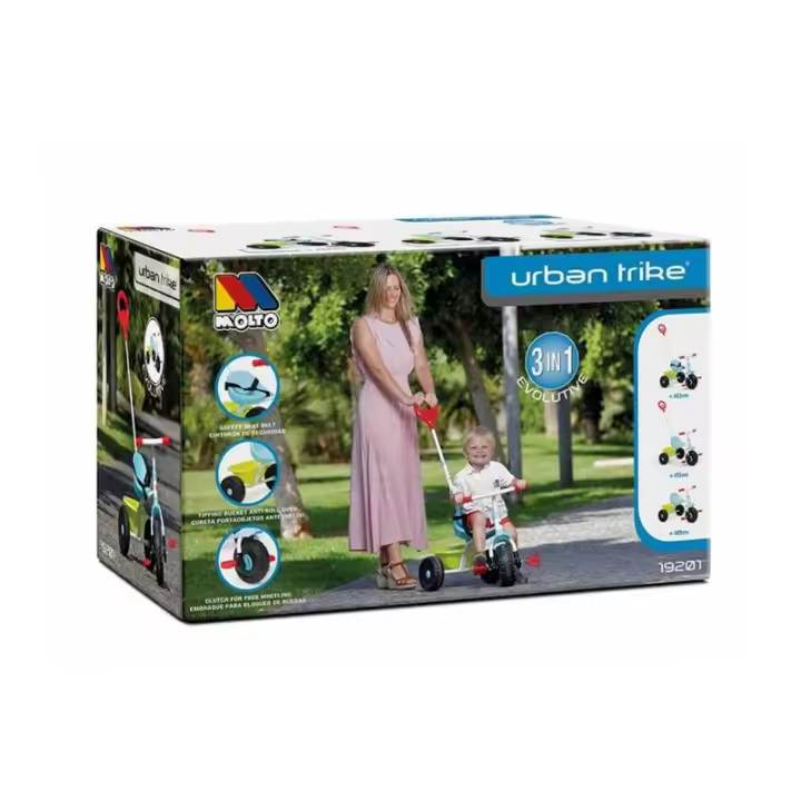 Triciclo Urban trike Baby Azul Molto - 1