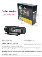Sistema De Monitoreo De Presión De Neumáticos E-ACE TPMS Inteligente Sin Fuerza Pantalla LCD Alarma De Seguridad Electrónica - details 2
