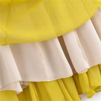 Vestido UNIZERA Para Mujer Estilo De Vacaciones Moda Manga Delgada Con Hombros Anchos Plegado Flauta Verano Nuevo Vestido - details 8