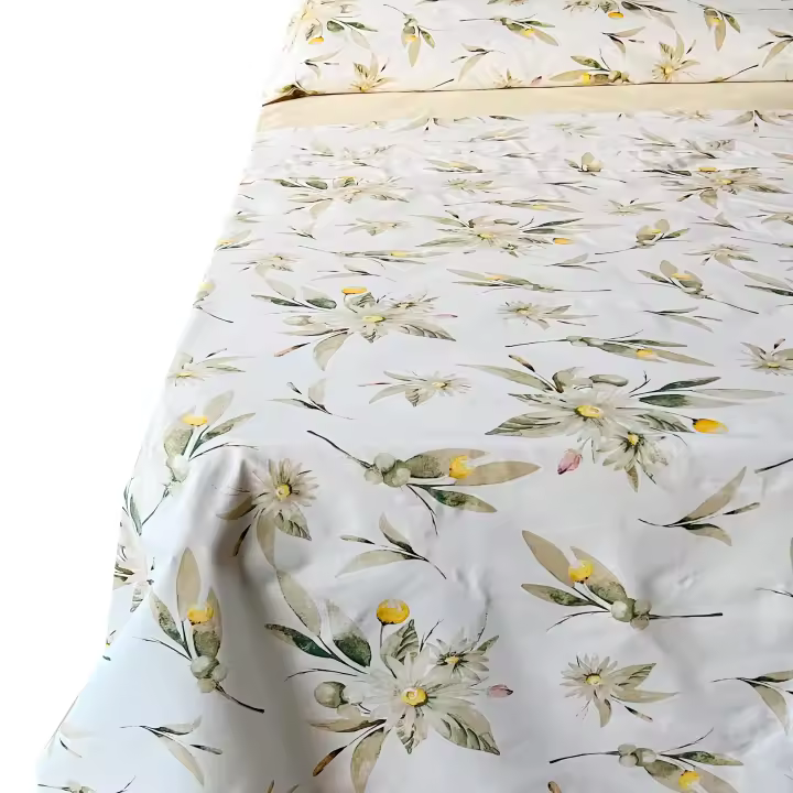 Juego de Sábanas Algodón Estampado Floral – Alo Home - 1
