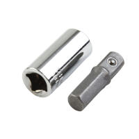 Adaptador De Destornillador Hexagonal a Impulso Para Herramienta De Impacto O Taladro 1/4 Pieza Individual Parte Del Herramienta Cuadrada - details 4