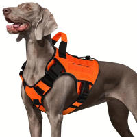 Harnés Táctico Ajustable Para Perros Grandes Con Manija Y Reflectante Para Labrador Retriever Y Siberian Hound - details 9