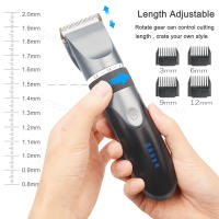 Cortadora De Pelo Eléctrica Para Barberos Cortadora De Pelo Para Hombres Adultos Y Niños Recargable Sin Cable Máquina Profesional De Corte De Pelo - details 7