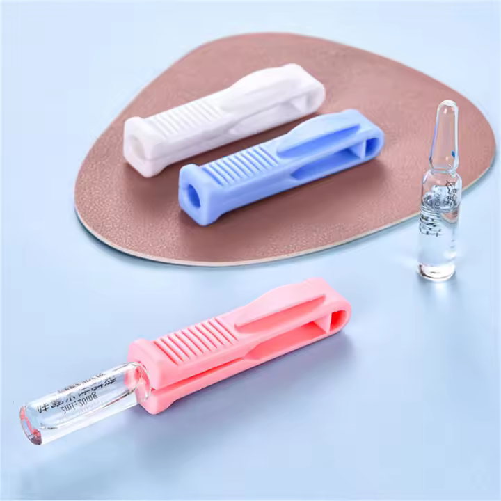 1PC Creativo Abreampulayas De Plástico Para Médicos Y Enfermeras Herramienta Médica Conveniente Para Brotar Ampulillas De Zinc Aleación - 1