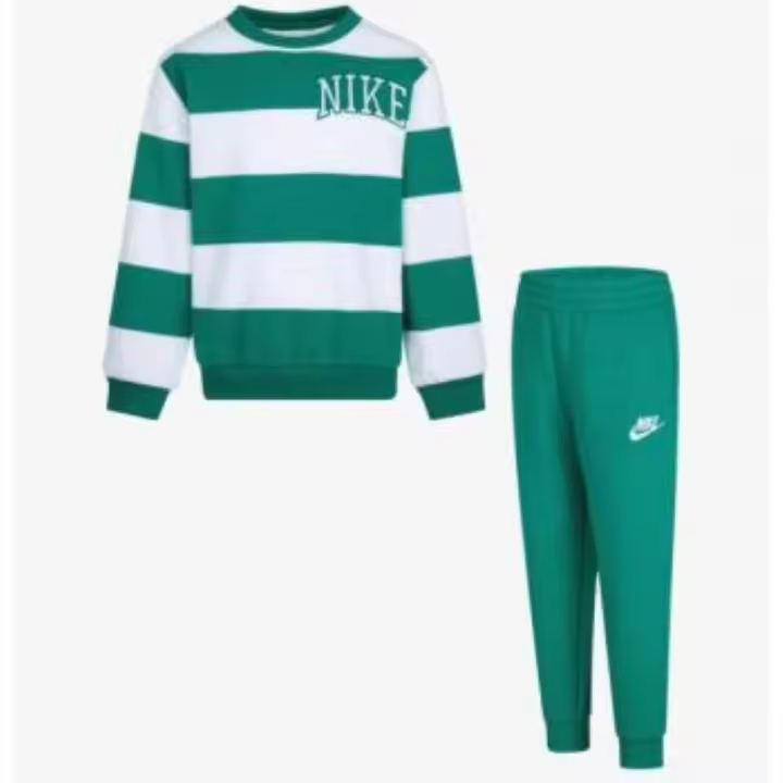 Chandal NIKE NKN N NSW CLUB SNL STRIPE CREW 86M256 E6Z Verde - 1