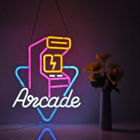 Luz De Neón Personalizable Para Arcade Con Interruptor Ajustable Para Decoración De Paredes Habitación De Juegos Y Hogar - details 0