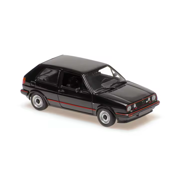 MINICHAMPS 1/43 VOLKSWAGEN GOLF GTI 4 PUERTOS NEGROS METALICO 1985 - 940054125 - 1
