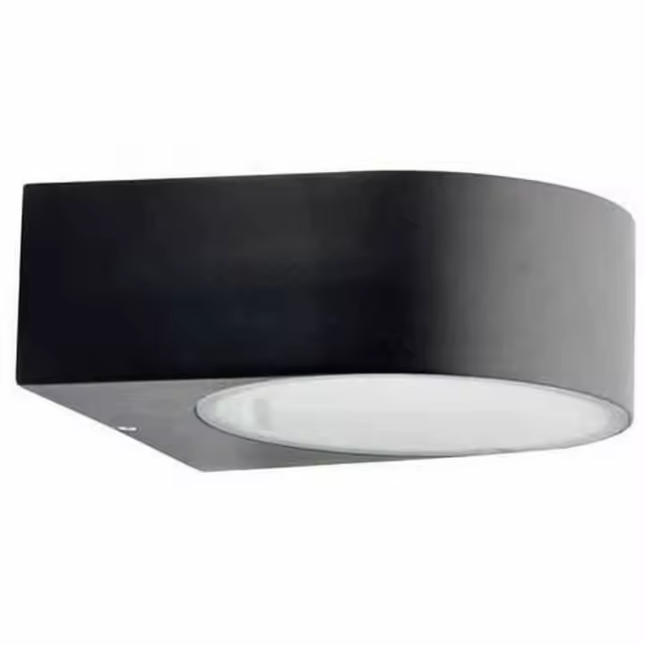 Aplique de Pared Brilliant Tyler Negro Metal 60 W E27 - 1