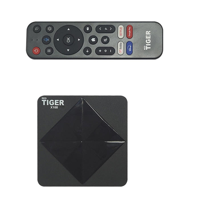 OSTARK TIGER X100 Android TV Box - 2GB RAM + 32GB ROM, Allwinner H618, Android 12, WiFi 2.4G/5G, USB, Ethernet, 4K HD