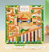 Juegos De Aprendizaje Montessori Con Mágnetes Tablero De Laberinto Juguetes Educativos De Madera Para Contar Colores Y Clasificar Números Para Niños De 3-6 Años - details 1