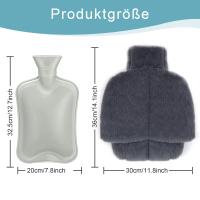 Calentador De Pies Sin Electricidad 2 L Grande Botella De Agua Caliente Para Pies Super Suave Y Cálida Para Pies Fríos En Invierno - details 0