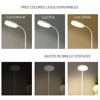 Lámpara De Escritorio LED Portátil Con Cable USB Y Pilas Iluminación De Mesa Soporte 3 Colores Deslizables Protección Ocular Para Dormitorio Lámpara De Borde - details 0