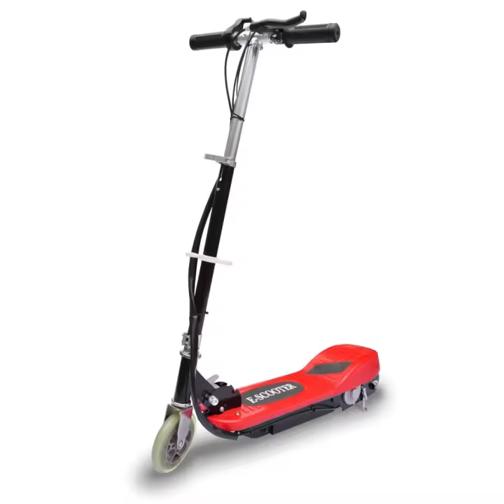 Patinete eléctrico rojo 120 W - 1