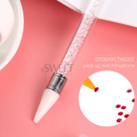 1pcs Herramienta De Dote De Joyería Plástico Doble Cabeza Pincel Para Colocar Y Retirar Diamantes De Moda Uso Dual - details 8