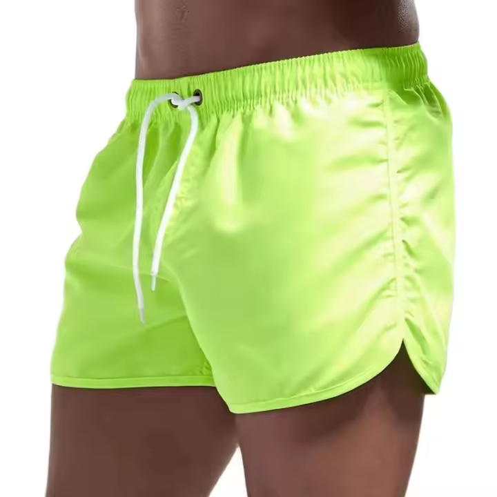 Shorts De Natación Para Hombres Quick Dry Con Cinturón Ajustable Y Bolsillos Conjunto De Baño Transpirable Para Surf Y Playa Verano - 1
