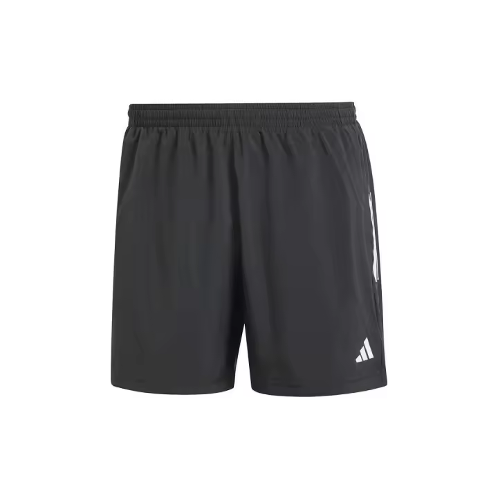 Pantalón Corto Adidas Own The Run Otr 5' Negra Hombre - Corte Clásico - Poliéster - Bolsillos con Cremallera - 1