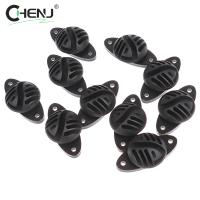 10pcs Aisladores De Valla Para Caballos Y Ganado Accesorios Electrónicos De Valla Hemisféricos Material Plástico Color Negro - details 5