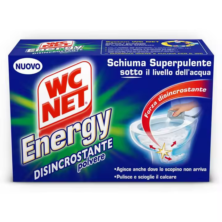 WC NET ENERGY DESINCRUSTANTE  POLVO 4 POR 60 GRAMOS - 1