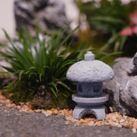 Mini Gáyabo Retro Lantejuelas Chinas Estatua De Mini Pagoda Decoración De Piedra Adorno Arquitectónico Para El Hogar Y Jardín - details 6