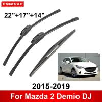 3PCS Limpia Parabrisas Para Mazda 2 Demio DJ 2015-2019 Limpia Frente Y Trasero Cepillos De Limpieza Accesorios Automotrices - details 0