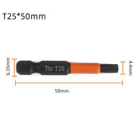 1PC Bit De Destornillador De Acero De Aleación 50mm Tamaño De Encimera Hexagonal 1/4 Pulgada Con Cabeza Magnética T10/T15/T20/T25/T30/T40 Herramienta De Reparación Electrónica - details 9