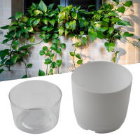 Macetas Autoabastecimiento Self Watering Para Plantas Hidroponía Flowerpot De Suculentas Y Violeta Africana Plástico Para Escritorio - details 2