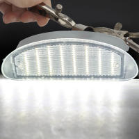 Luces De Placa De Matrícula LED 18 LED 12V Para Coche Accesorios De Faros Canbus Sin Error Compatible Con Renault Clio MK2 Twingo II - details 7