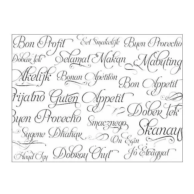 MONOUSO | Mantel Individual Papel 30x40cm "Buen Provecho" 40g (1.000 Uds) - 1
