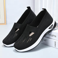 Zapatillas De Mujer Con Tacón Wedge Alta Calidad Zapatos Slip on Transpirables Mesh Corridas Deportivas Para Hombres Loafers Casual - details 12