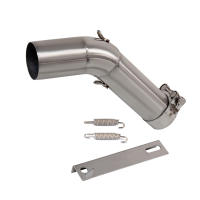 Pipé De Escape Para Motocicleta Benelli 752S Tubo Medio De 51MM De Acero Inoxidable Modificado En El Ángulo Del Goteo - details 1