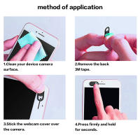 DATA FROG Cubierta De Webcam Privacidad Magnética Universal Para iPhone iPad PC Laptop Macbook Protección De Lente Oval - details 5