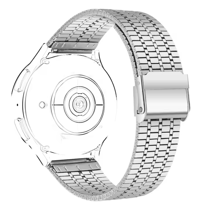 Correa De Acero Inoxidable Para Samsung Galaxy Watch 7 6 5 4 Y Huawei GT 2 3 4 pro Compatible Con 40mm 44mm 20mm 22mm Band De Reloj - 1