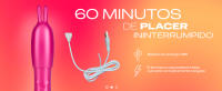 Durex Conejito Vibrador 2 en 1 VIBE & TEASE +  Lubricante Original H2O 50 ml, Punta Estimuladora, Juguete Sexual para Mujer, Hombre y Pareja - details 3