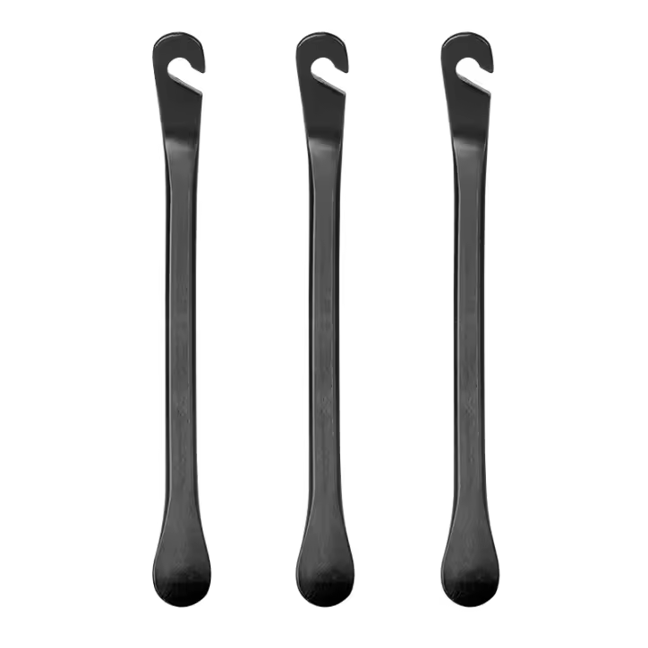 ZHIQIU 3PCS Palas Para Neumáticos De Bicicleta Herramienta De Cambio De Llanta De Acero Portátil Para Reparación De Bicicleta Con Tubo - 1