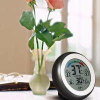 Termómetro Y Higrómetro Digital Mini Medidor De Temperatura Y Humedad Con Pantalla De Tendencia Maximo Y Minimo Valor Medición Indoor °C/°F - details 0