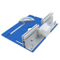 Kit De Elevador De Ruteador Para Carpintería - Placa De Inserto Para Mesa De Ruteador Aluminio Con Guía De Miter Y Bracket Para Motores De 65mm - details 10