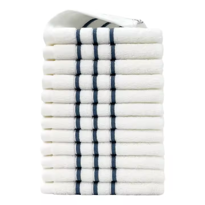 Pure cotton square towel pure cotton solid color household small towel 12 pieces thick soft Wxxbd - 1