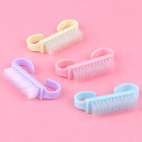 50Pcs Limpieza De Uñas Con Cepillo Plástico Herramientas De Arte De Uñas Y Pelos Suaves Para Manicura Y Pedicura Pack De Colores - details 3
