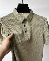 Camisa Polo Para Hombre Verano Manga Corta Seda Helada Fresca Y Transpirable Antisudoración Estilo Casual Negocios - details 10
