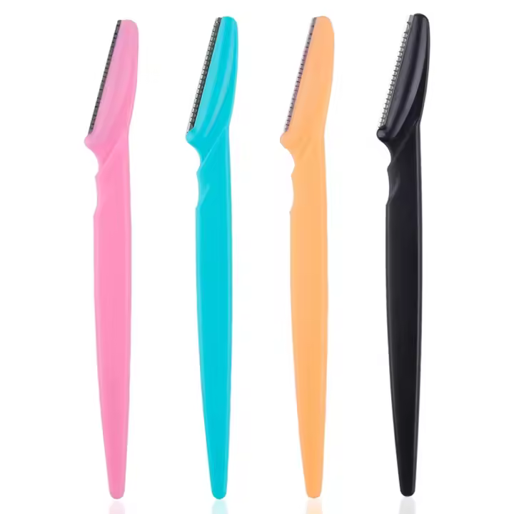 Afeitadora De Cejas Portátil Para Mujer Eliminación De Vello Seguridad Cuchilla De Afeitar Maquillaje Scraper Combo De 3/4/10 Piezas - 1