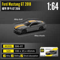 Ford Mustang GT 2018 Nissan Lamborghini Colección 1:64 CCA Coche De Colección De Aleación De Metal Con Cuerpo Completo Juguete De Coche Para Adultos Y Niños - details 7