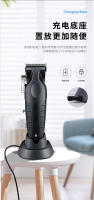 Cortadora de pelo eléctrica KM-2296 con base, cortadora de pelo eléctrica, cortadora de pelo con cabezal de aceite USB, cortadora de pelo para peluquería - details 2