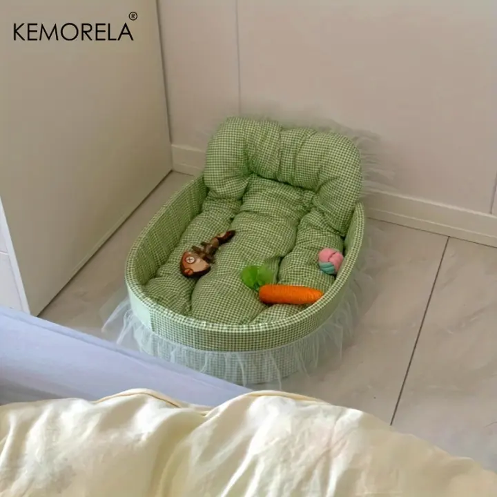 KEMORELA Silla De Tela Para Gatos Con Borde De Gauze Lavable Y Desmontable Universal Para Perros Y Gatos Todas Las Estaciones - 1