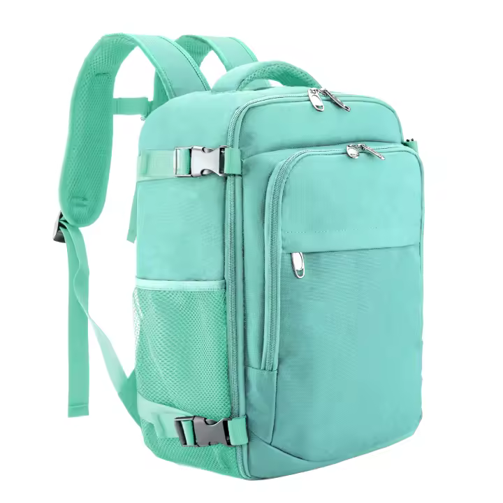 Mochila Viaje Cabina Avion 40x20x25 para Ryanair Equipaje de Mano Bolsa de Viaje Resistente al Agua Mochila Hombre Mujer para Portátil con Bolsillo Antirrobo Orificio de Carga - 1