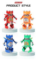 Figura De Acción De Robot Soda Deformada HUIQIBAO Modelo Creativo Guerero Juguete Educativo Para Niños Regalo Para Niños Hombres - details 3
