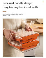 Caja De Almacenamiento Para Huevos De Gran Capacidad Con Dos Capas Caja Retráctil De Gran Capacidad Con 32 Compartimentos Estilo Japonés Para Nevera - details 9