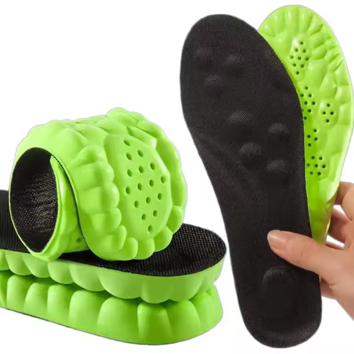 Almohadillas De Suela Deportiva 4D Super Suaves Para Absorción De Choque Y Soporte Arco Ortopédico Para Zapatos - 1