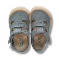 Igor Zapatilla Lona Pepito Sneakers Barefoot S10351-225 OCEANO Zapatillas calzado niños Summer Respetuoso ROYALE CORDONETS - details 5