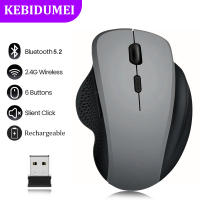 Ratón Inalámbrico Dual-Modo 2.4G Bluetooth 5.2 Recargable 1600DPI Para Laptop Tablet Computadora Windows MacOS Compatible Con Sistema De Control Remoto - details 6