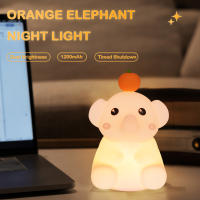 Lámpara Nocturna De Silicona Para Niños Elefante Lindo Timbrada Y Dimmer Para Dormitorio Decoración Regalo Cumpleaños - details 18